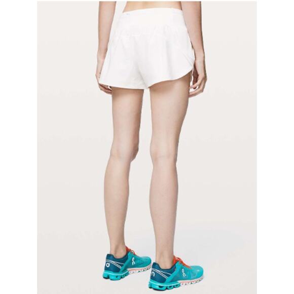 Lululemon Mesh Over Miles Short *3" White Size 12 Running Outdoor Athletic - Picture 3 of 12